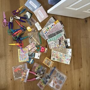 Huge Mixed Lot Of Scrapbooking Supplies